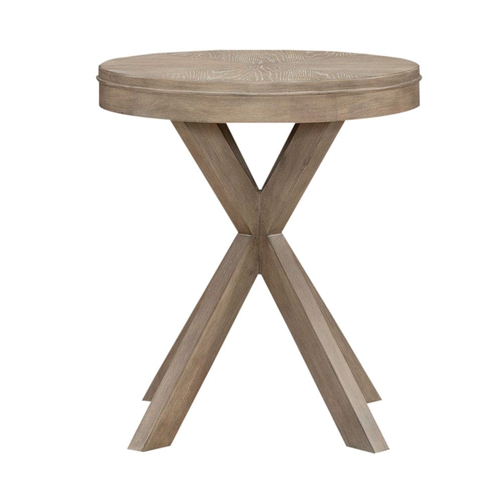 Liberty Furniture - Brentwood - Round End Table in Brown - 789-OT1022 view 2