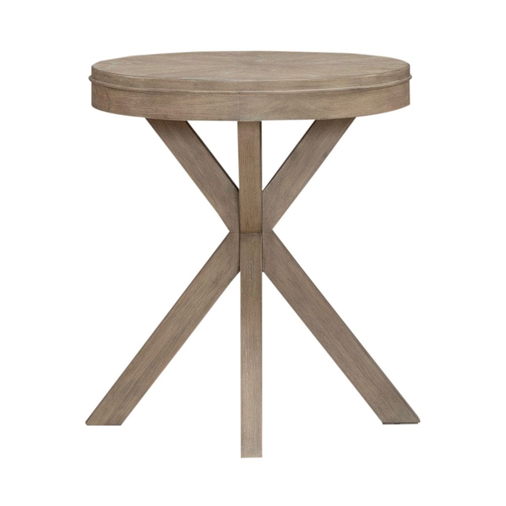 Liberty Furniture - Brentwood - Round End Table in Brown - 789-OT1022 view 4