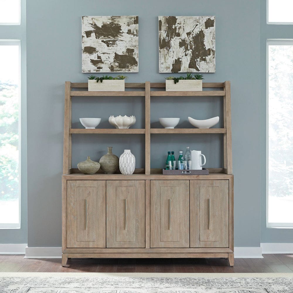 Liberty Furniture - Brentwood - Sideboard & Hutch in Brown - 789-DR-SBH view 1