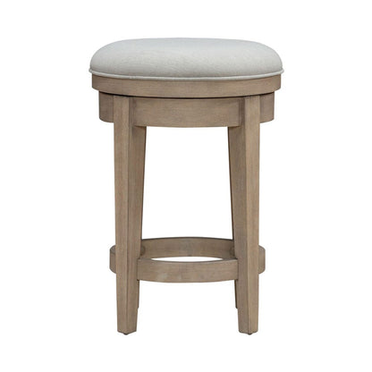Liberty Furniture - Brentwood - Uph Swivel Console Stool in Brown - 789-OT9003 view 3