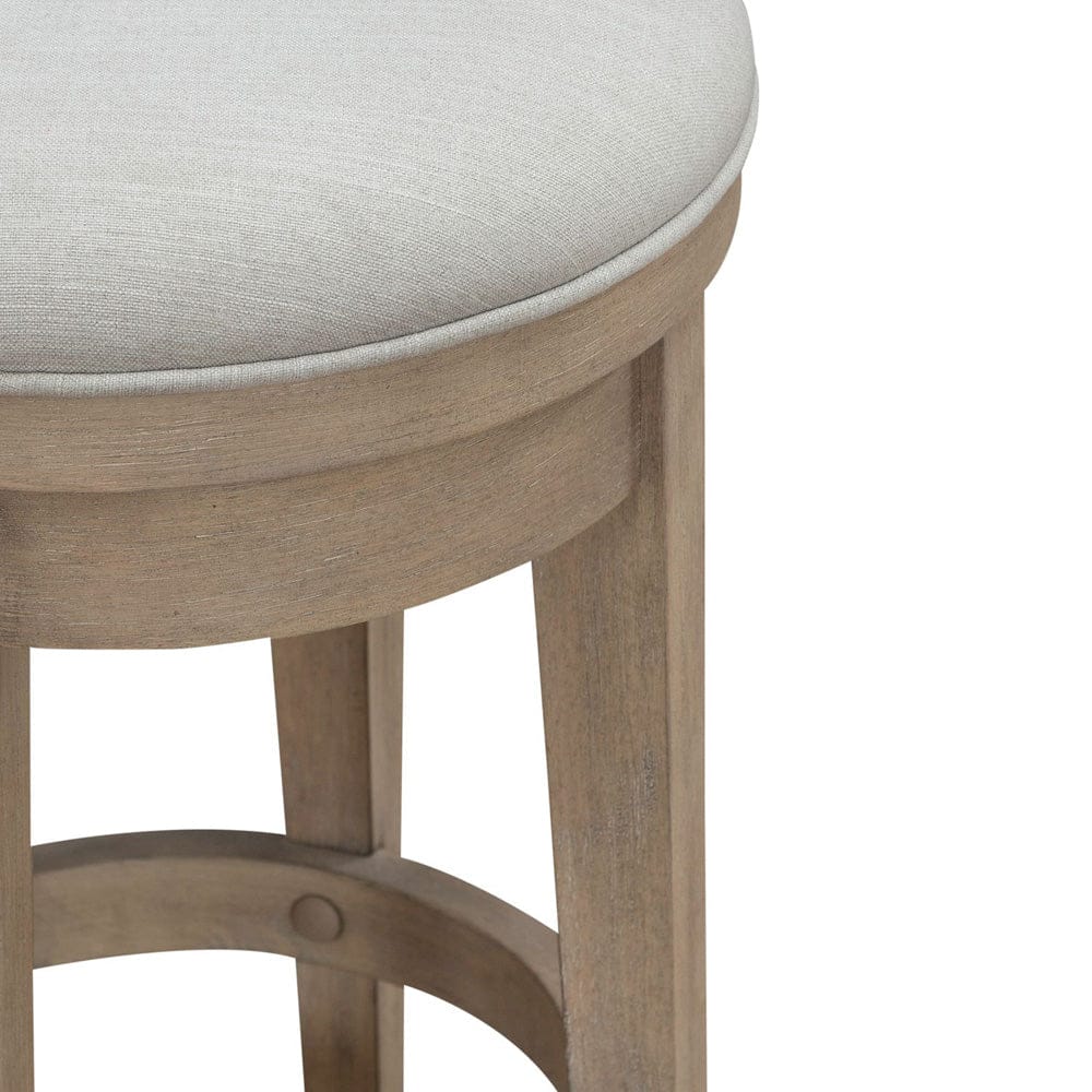 Liberty Furniture - Brentwood - Uph Swivel Console Stool in Brown - 789-OT9003 view 5