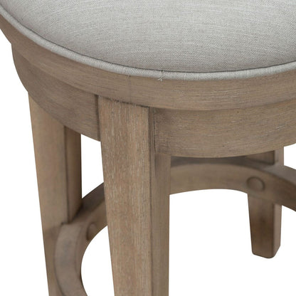 Liberty Furniture - Brentwood - Uph Swivel Console Stool in Brown - 789-OT9003 view 6