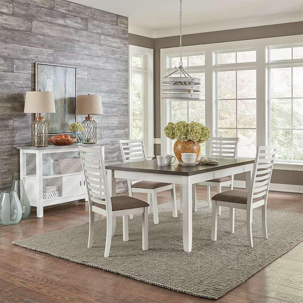 Liberty Furniture - Brook Bay 5 Piece Leg Table Set  - 182-CD-5LTS veiw 1