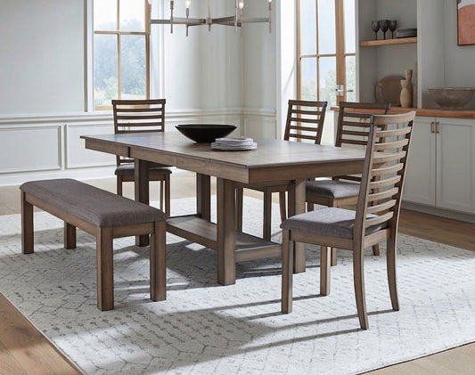 Liberty Furniture - Brook Bay 6 Piece Trestle Table Set - 182WT-CD-6TRS view 1