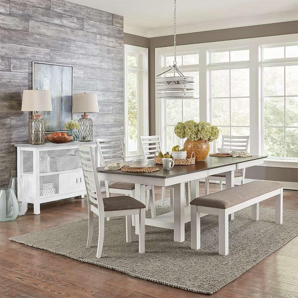Liberty Furniture - Brook Bay 6 Piece Trestle Table Set  - 182-CD-6TRS veiw 1