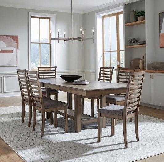 Liberty Furniture - Brook Bay 7 Piece Trestle Table Set - 182WT-CD-7TRS view 1