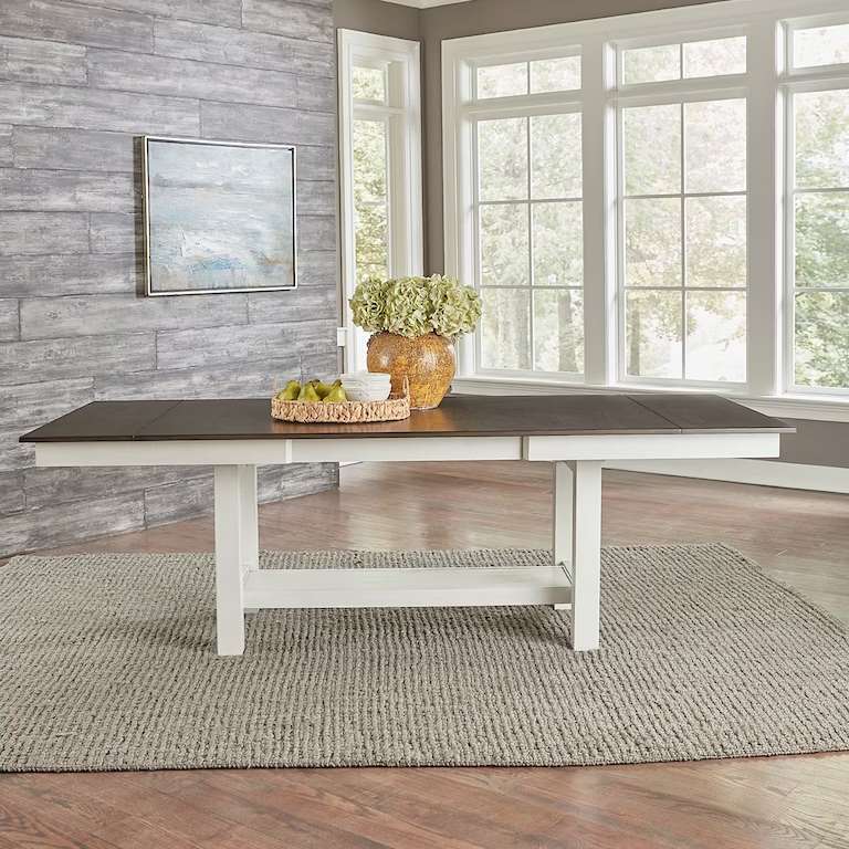 Liberty Furniture - Brook Bay 7 Piece Trestle Table Set  - 182-CD-7TRS veiw 4