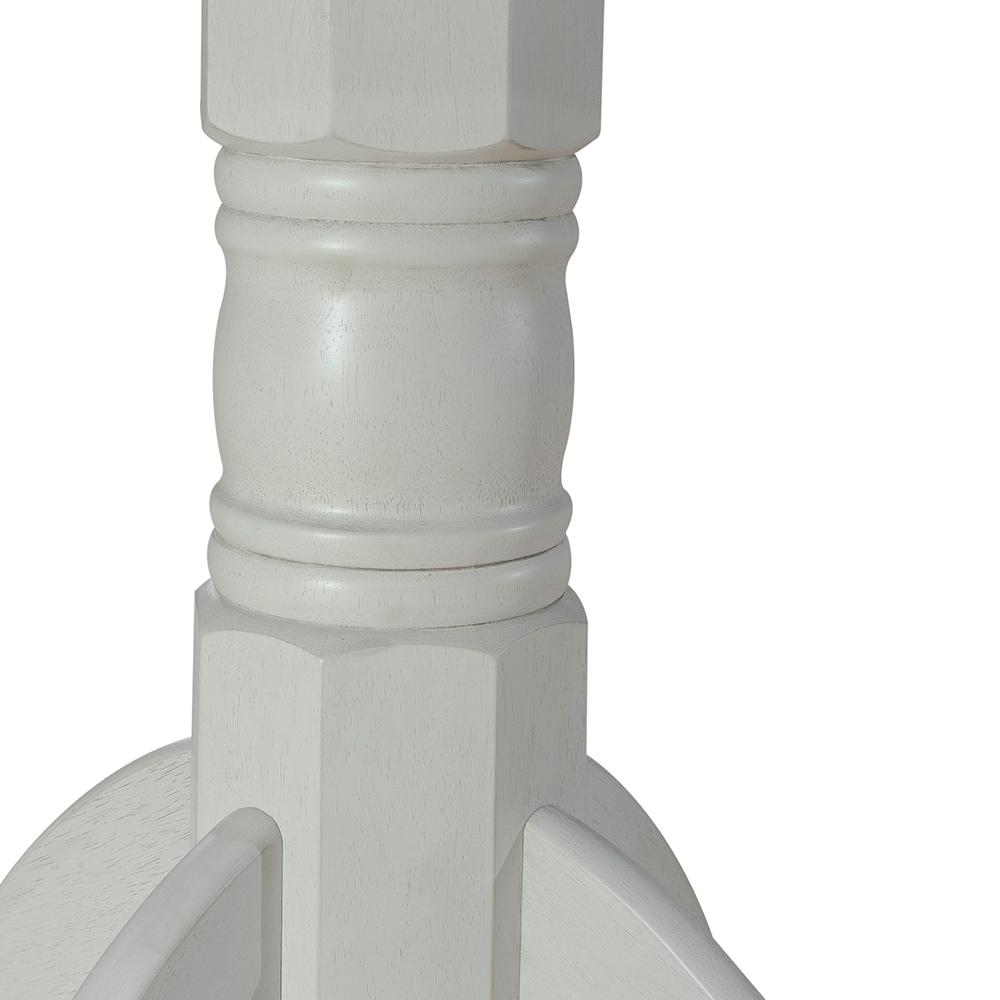 Liberty Furniture - Brook Bay Drop Leaf Table in Textured White w/ Carbon Gray Tops - 182-CD-DLT veiw 4