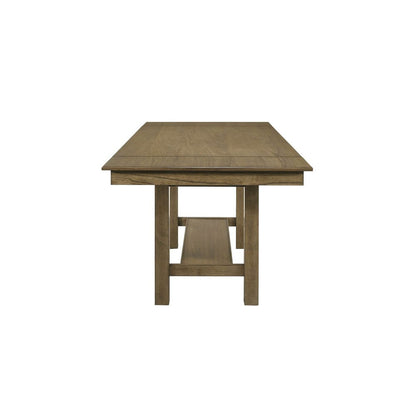 Liberty Furniture - Brook Bay - Gathering Trestle Table Set in Brown - 182WT-CD-GTTS view 5