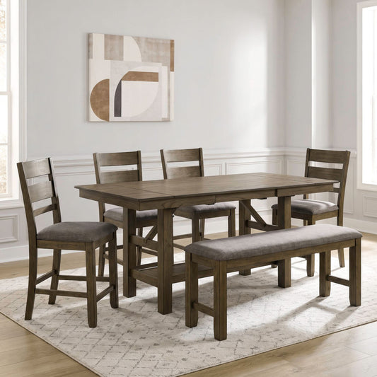 Liberty Furniture - Brook Bay Opt 6 Piece Gathering Table Set - 182WT-CD-O6GTS view 1