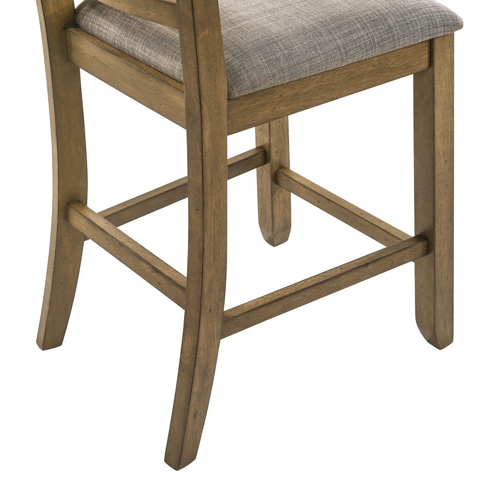 Liberty Furniture - Brook Bay Slat Back Uph Counter Chair  - Set of 2 - 182WT-B150124-2PK view 9