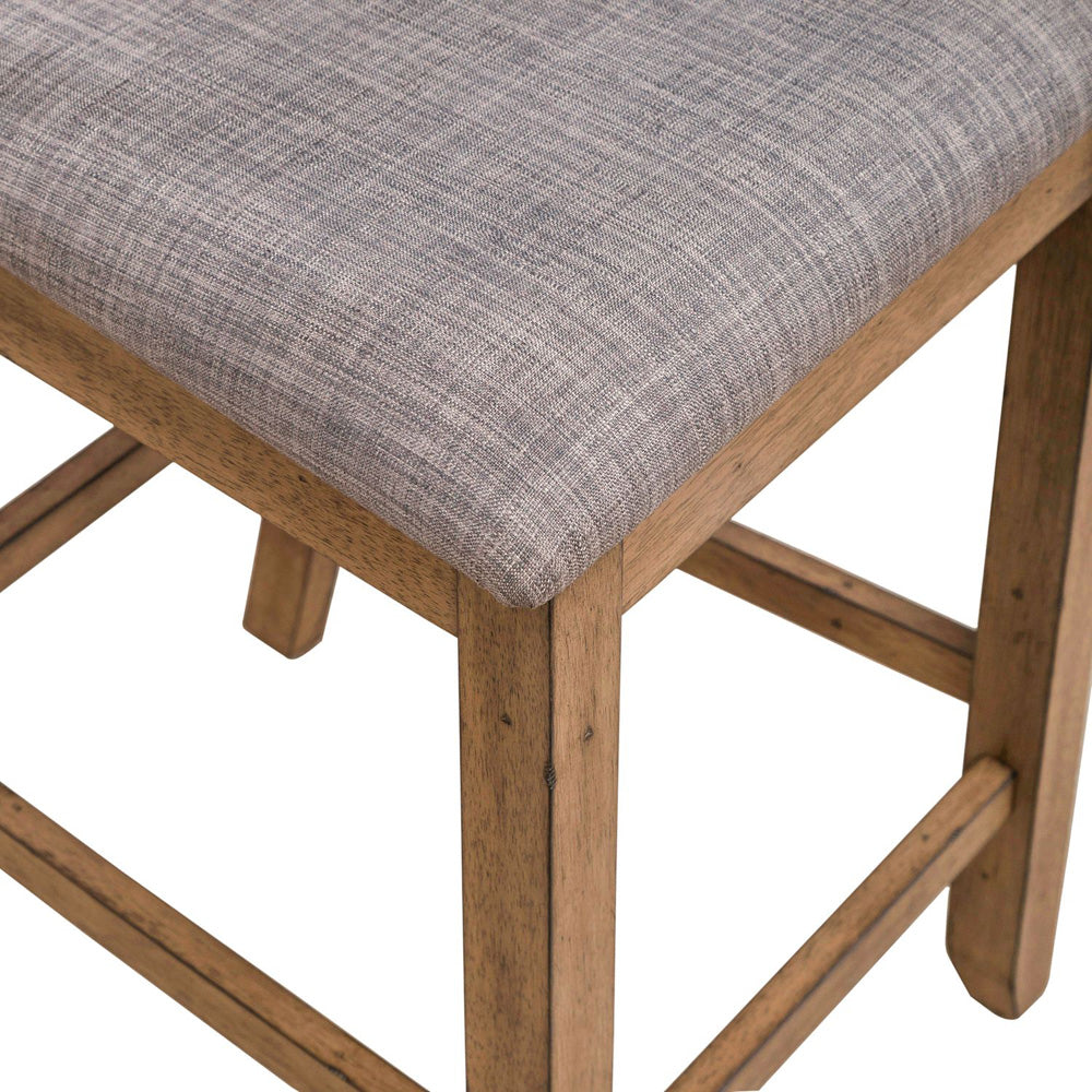 Liberty Furniture - Brook Bay Slat Back Uph Counter Chair  - Set of 2 - 182WT-B150124-2PK view 10