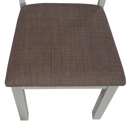 Liberty Furniture - Brook Bay Slat Back Uph Side Chair  in Textured White w/ Carbon Gray Tops - 182-C1501S veiw 7