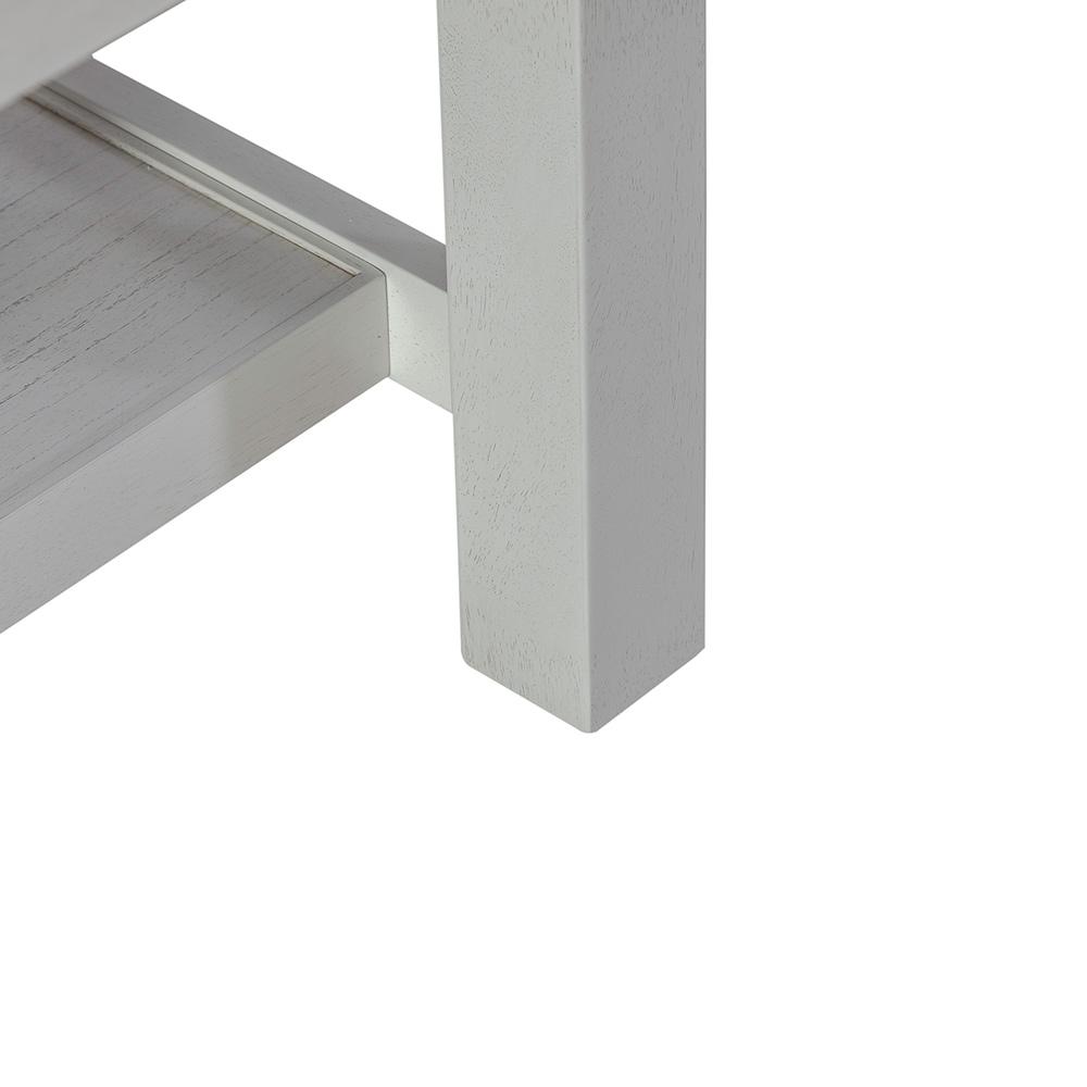 Liberty Furniture - Brook Bay Trestle Table in Textured White w/ Carbon Gray Tops - 182-CD-TRS veiw 5