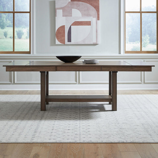 Liberty Furniture - Brook Bay Trestle Table Set - 182WT-CD-TRS view 1