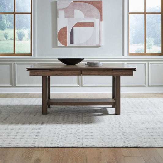 Liberty Furniture - Brook Bay Trestle Table Set - 182WT-CD-TRS view 2