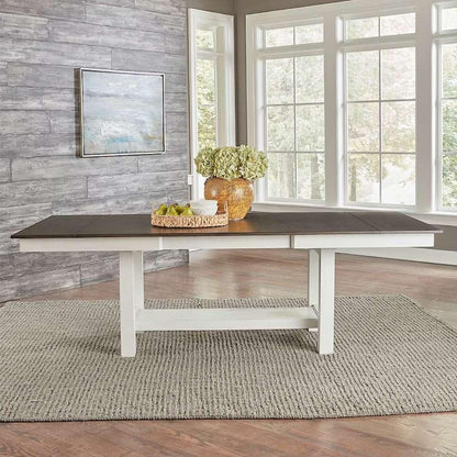 Liberty Furniture - Brook Bay Trestle Table - 182-P4094_182-T4094 veiw 1