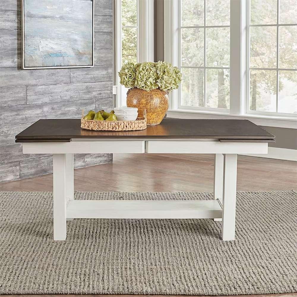 Liberty Furniture - Brook Bay Trestle Table - 182-P4094_182-T4094 veiw 2