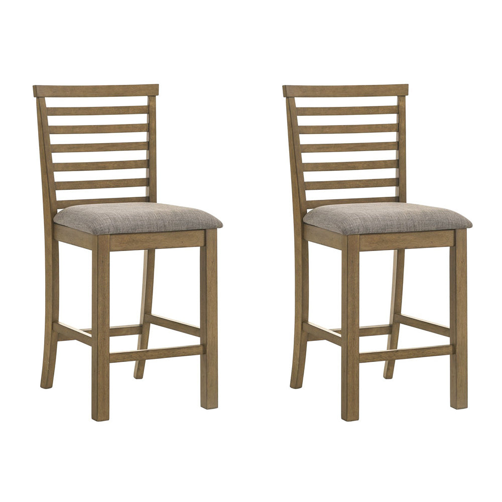 Liberty Furniture - Brook Bay Uph Ladder Back Counter Chair  - Set of 2 - 182WT-B200124-2PK view 1