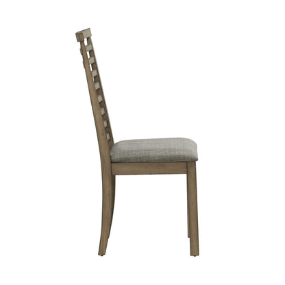 Liberty Furniture - Brook Bay Uph Ladder Back Side Chair  - Set of 2 - 182WT-C2001S-2PK view 3