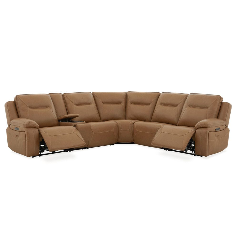 Liberty Furniture - Callihan - 6 Piece Sectional in Brown - 7018BU-UPH-6PCSEC view 4