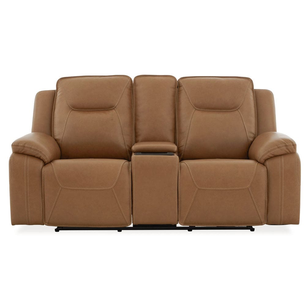Liberty Furniture - Callihan - Loveseat w/ Console P3 & ZW in Brown - 7018BU-23P view 4