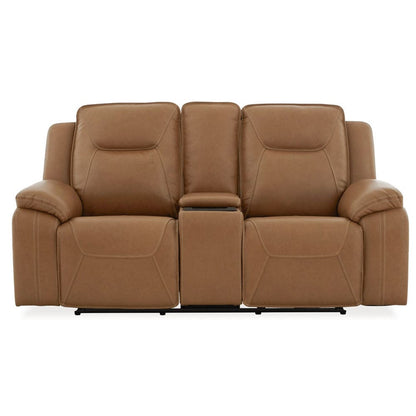 Liberty Furniture - Callihan - Loveseat w/ Console P3 & ZW in Brown - 7018BU-23P view 4