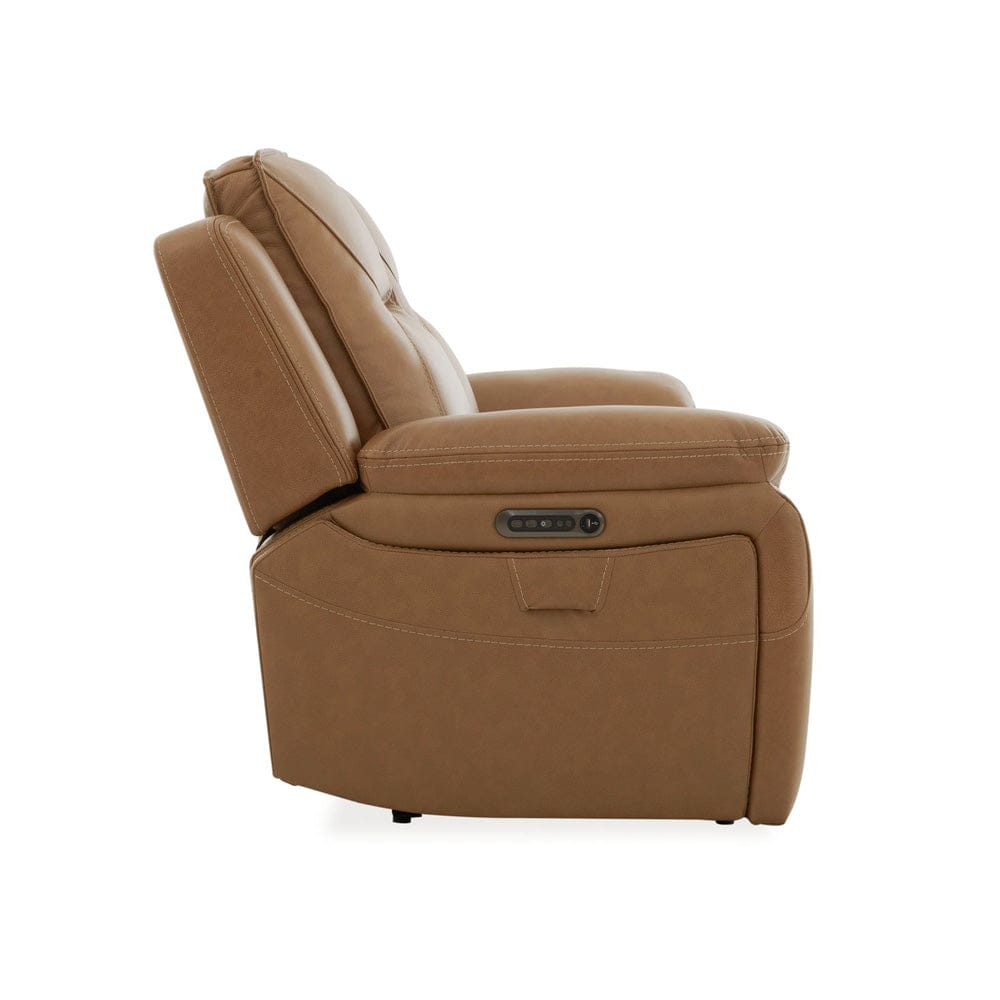 Liberty Furniture - Callihan - Loveseat w/ Console P3 & ZW in Brown - 7018BU-23P view 5