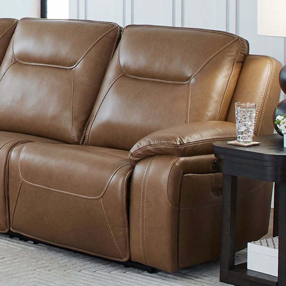 Liberty Furniture - Callihan - R Arm Recliner P3 & ZW in Brown - 7018BU-43RP view 2