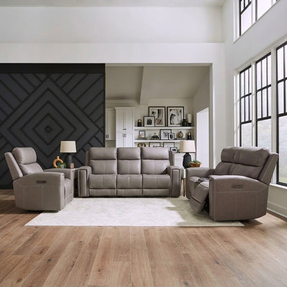Liberty Furniture - Camden Sofa w/ Loveseat & Recliner - 7021LG-UPH-SOLOREC view 1