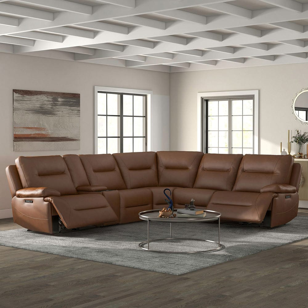 Liberty Furniture - Cameron - Console -  Saddle in Brown - 7008SD-40C view 2