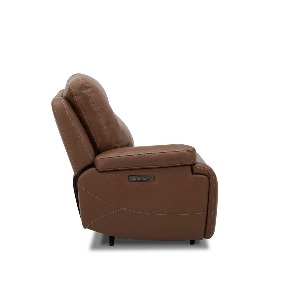 Liberty Furniture - Cameron - L Arm Recliner P3 & ZG - Saddle in Brown - 7008SD-43LP view 4