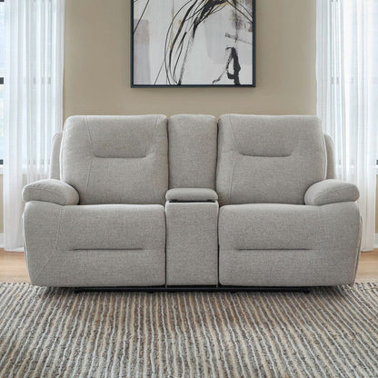 Liberty Furniture - Cameron - Loveseat w/ Console P3 & ZG in Neutral - 7008GF-23P view 1