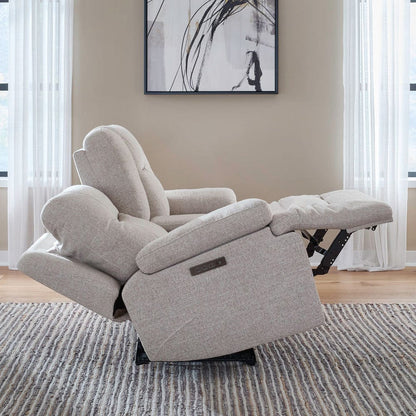 Liberty Furniture - Cameron - Loveseat w/ Console P3 & ZG in Neutral - 7008GF-23P view 2