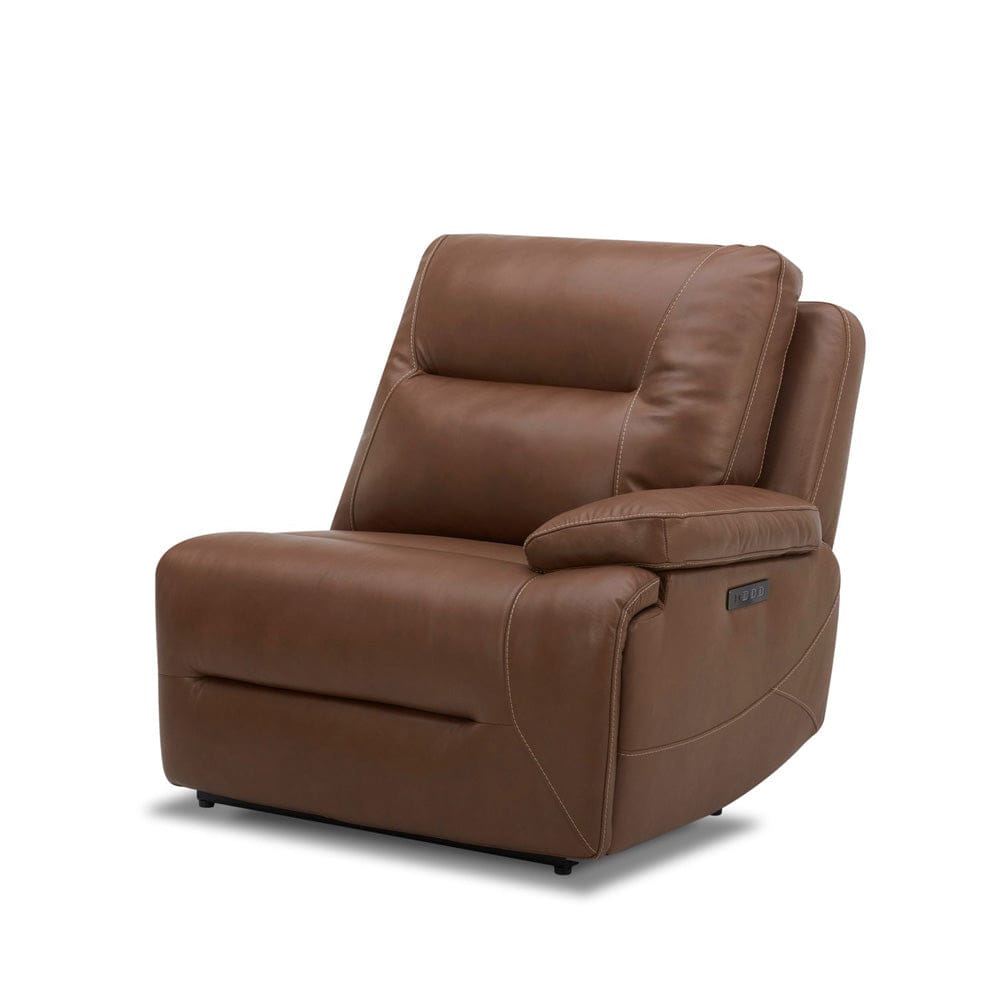 Liberty Furniture - Cameron - R Arm Recliner P3 & ZG - Saddle in Brown - 7008SD-43RP view 1