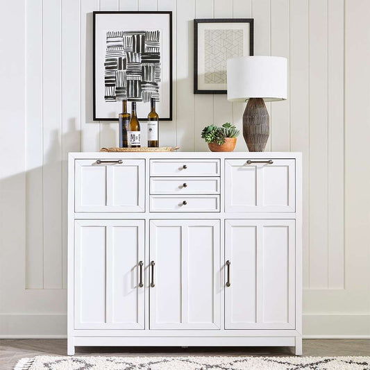 Liberty Furniture - Capeside Cottage Buffet - White - 224-CB5648-W veiw 1