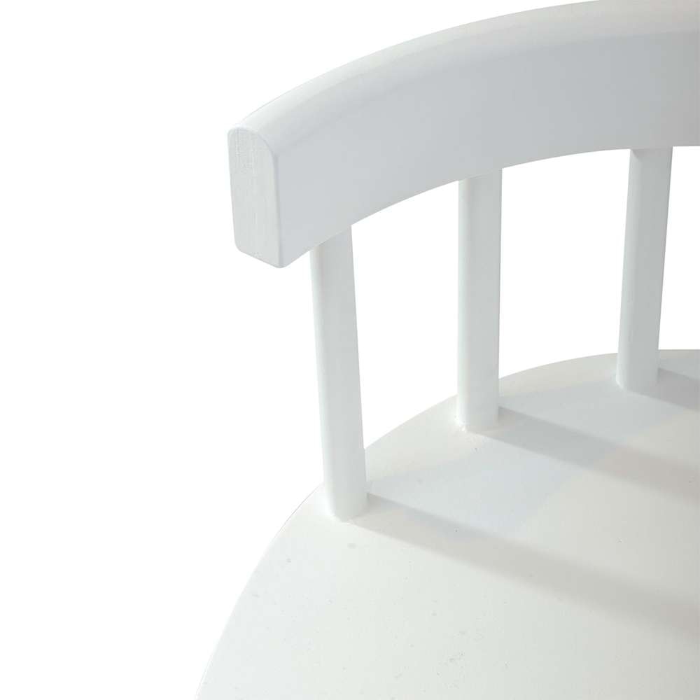 Liberty Furniture - Capeside Cottage Spindle Back Dining Bench - White (RTA) - 224-C4000B-W veiw 3