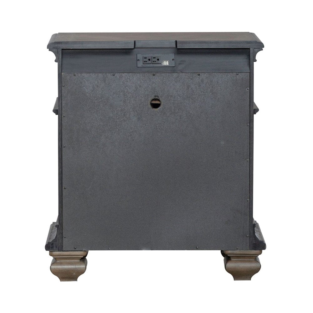 Liberty Furniture - Carlisle Court - 3 Drawer Night Stand with Charging Station in Brown - 502-BR61 view 5