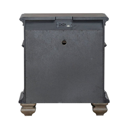 Liberty Furniture - Carlisle Court - 3 Drawer Night Stand with Charging Station in Brown - 502-BR61 view 5