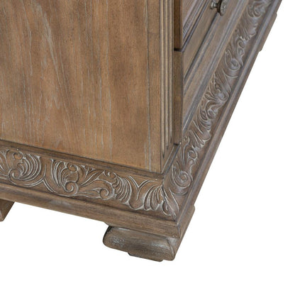 Liberty Furniture - Carlisle Court 3 Drawer Night Stand with Charging Station in Chestnut w/ Dusty Wax - 502-BR61 veiw 5