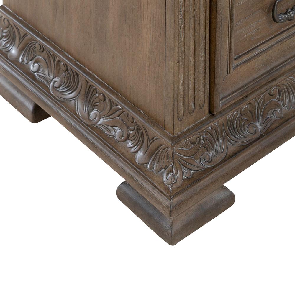 Liberty Furniture - Carlisle Court 5 Drawer Chest in Chestnut w/ Dusty Wax - 502-BR41 veiw 3