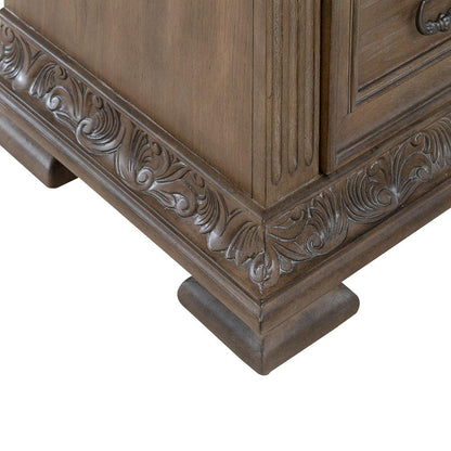 Liberty Furniture - Carlisle Court 5 Drawer Chest in Chestnut w/ Dusty Wax - 502-BR41 veiw 3