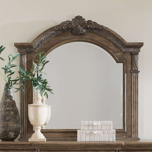 Liberty Furniture - Carlisle Court Arched Mirror - 502-BR52 veiw 1