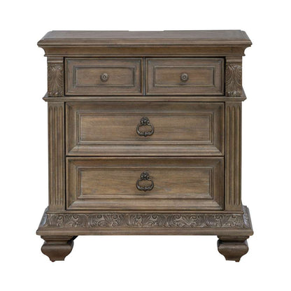 Liberty Furniture - Carlisle Court Bedside Chest with Charging Station - 502-BR62 veiw 5