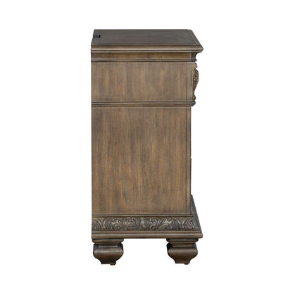 Liberty Furniture - Carlisle Court Bedside Chest with Charging Station - 502-BR62 veiw 6