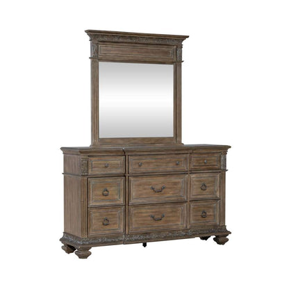 Liberty Furniture - Carlisle Court Dresser & Mirror  - 502-BR-DM veiw 2