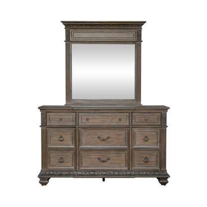 Liberty Furniture - Carlisle Court Dresser & Mirror  - 502-BR-DM veiw 3