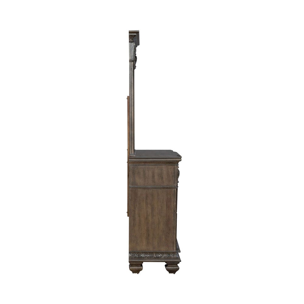 Liberty Furniture - Carlisle Court - Dresser & Mirror in Brown - 502-BR-DM view 4
