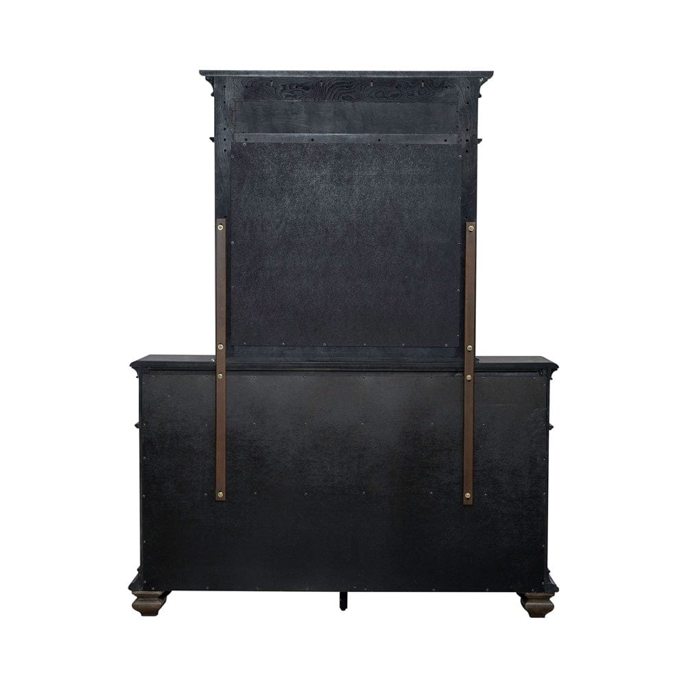 Liberty Furniture - Carlisle Court - Dresser & Mirror in Brown - 502-BR-DM view 5