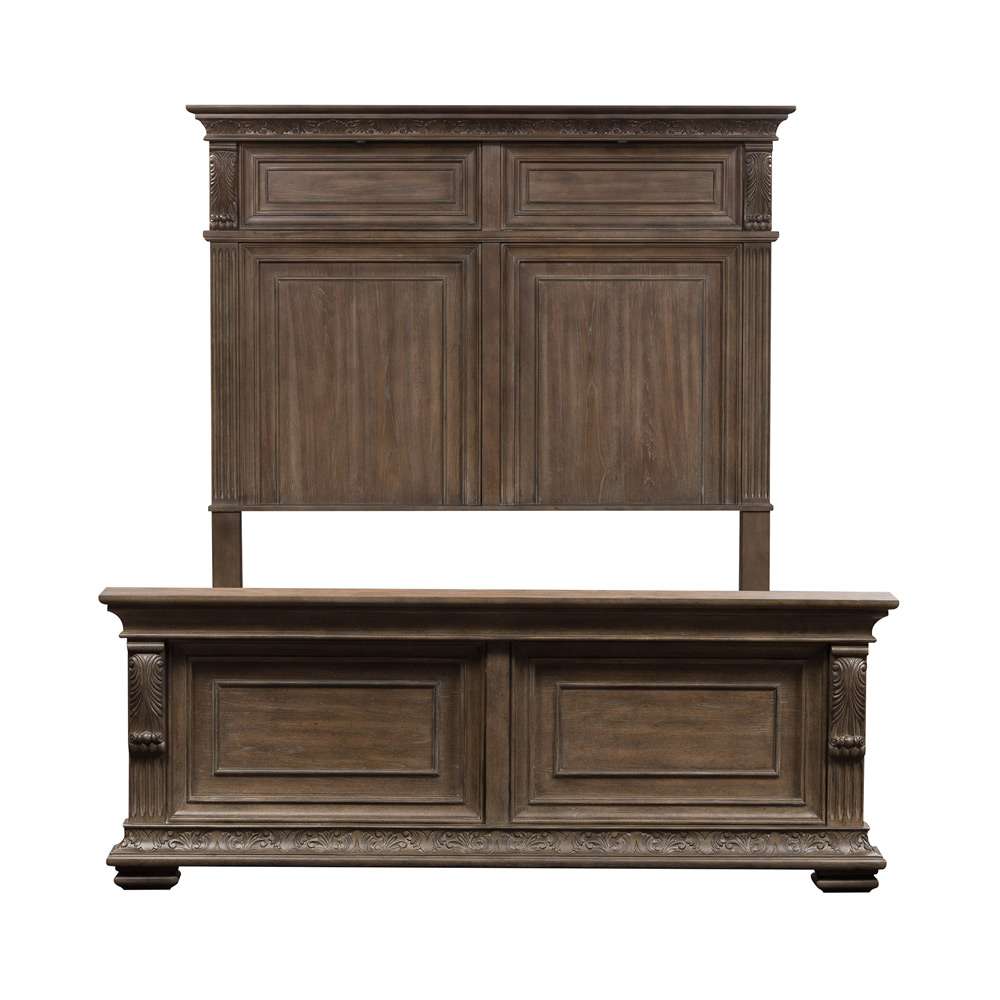 Liberty Furniture - Carlisle Court Queen Panel Bed  - 502-BR-QPB veiw 5